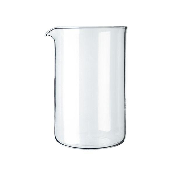 French Press Glass Beaker Replacement With Spout - 3 Cup