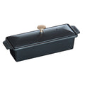 Cast Iron Rectangular Terrine - Black Matte - 13"x 4"