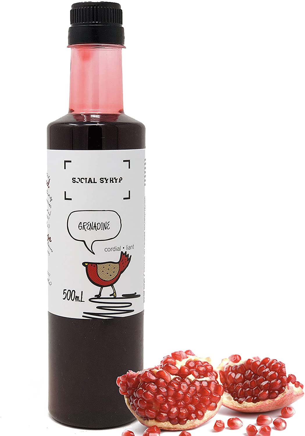 Social Syrup - Grenadine Cordial - 500ml