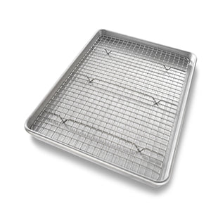 USA Pan - Baking Pan with Cooling Rack (17x12x1)