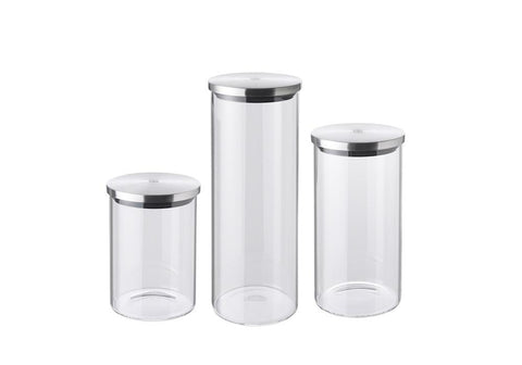 Glass Storage Jar Set - 3pc