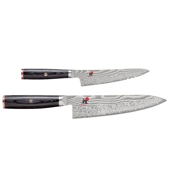 Miyabi - 5000FCD -  2 PIECE KNIFE SET - 7" Santoku Knife, 5.25" Prep Knife