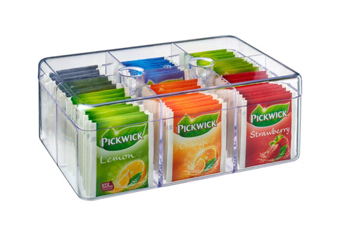 Rosti Mepal Rectangular Clear Tea Box