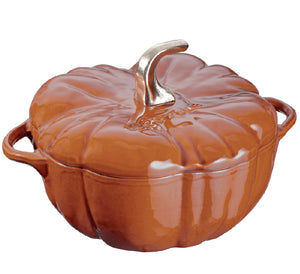 Staub Cast Iron 3.5-qt Pumpkin Cocotte - Burnt Orange