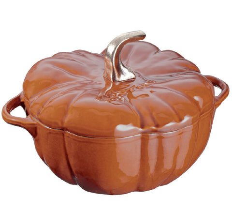 Staub Cast Iron 3.5-qt Pumpkin Cocotte - Burnt Orange