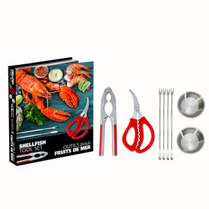 Natural Living - Shellfish Tool Set - 8 Piece