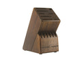 Walnut 14 Slot Knife Block