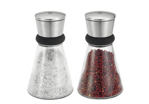 Glass Salt and Pepper Shaker Set