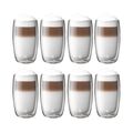 Sorrento Double Wall Latte Macchiato Mug Set – 8pc