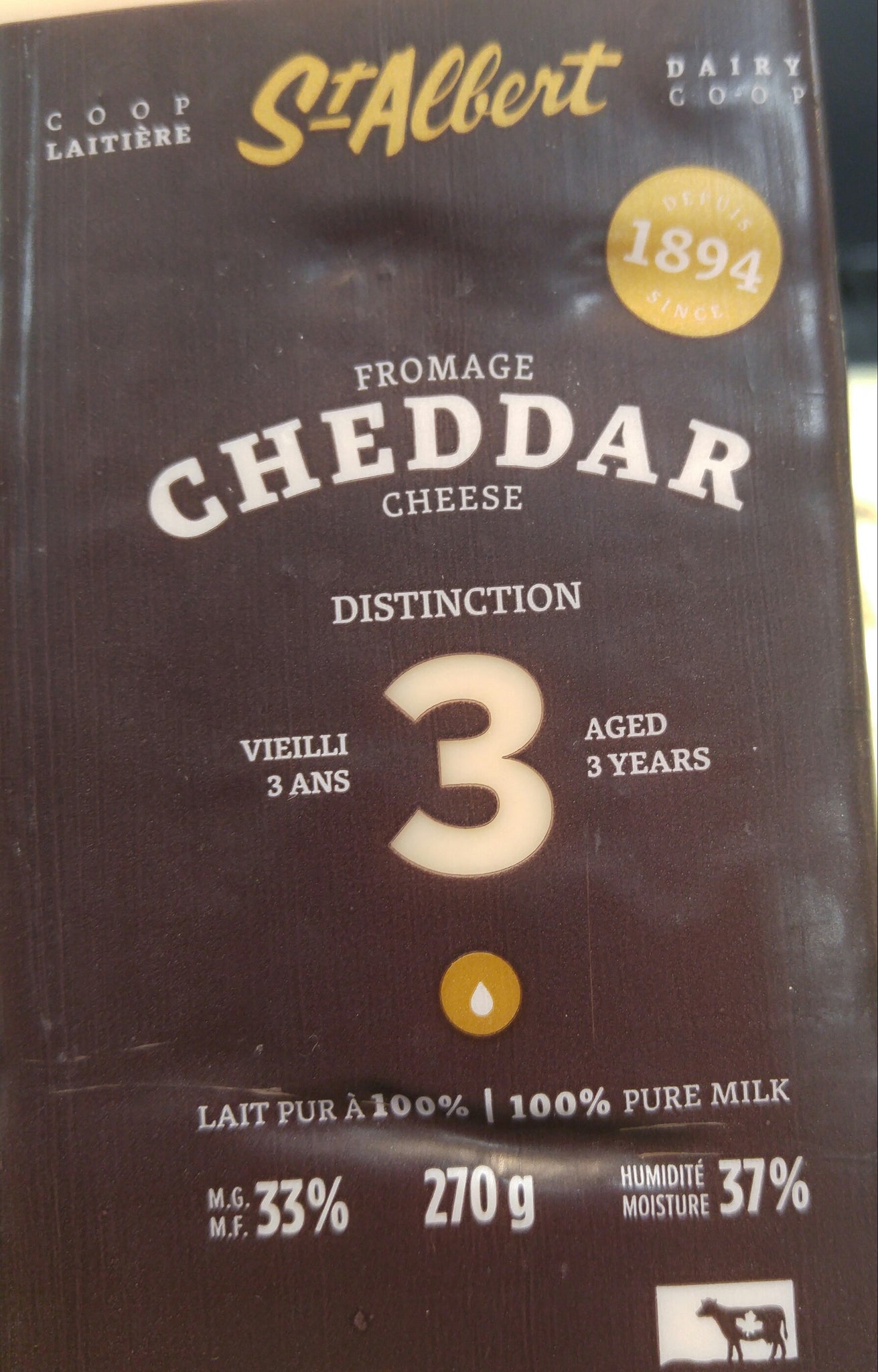St- Albert - White Cheddar - 3 Yr.- 270g