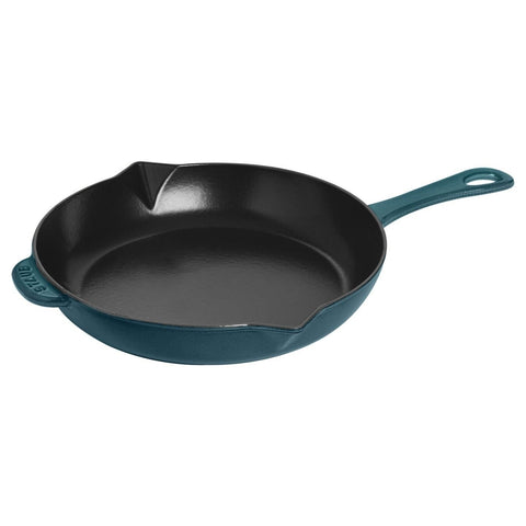 Staub - Frying Pan - Round - Cast Iron - La Mer - 10" (26 cm)
