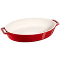 Staub - Oval Dish - Ceramic - Cherry - 29cm