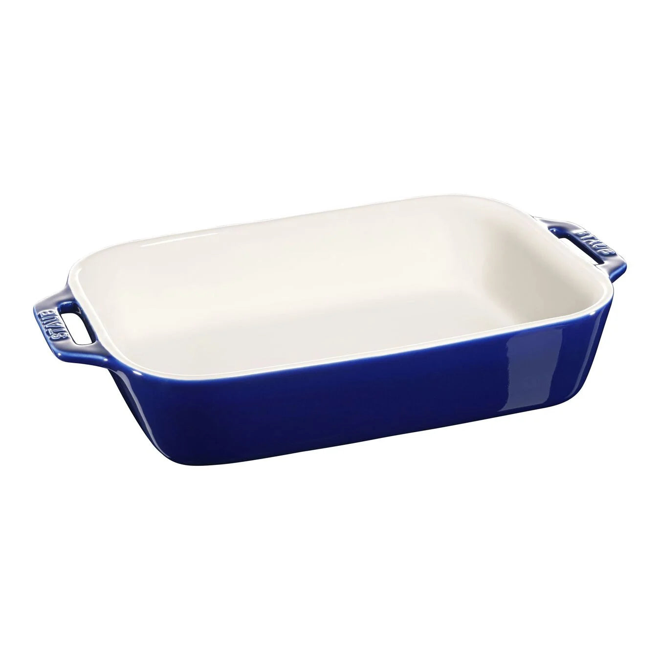 Staub  - Rectangular Casserole - Ceramic - Blue - 10 X 7"
