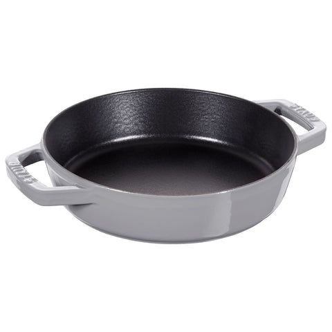 Staub – Cast Iron – Frying Pan - Double Handle - Grey - 8"