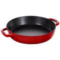 Staub – Skillet - Cast Iron Frying Pan  - Red - Double Handle - 10 1/4 in