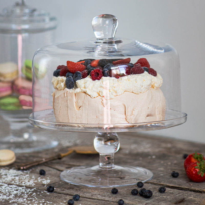 Natural Living - Cake Stand and Dome