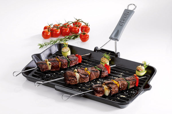 Staub -  Cast Iron Grill w Detachable Handle