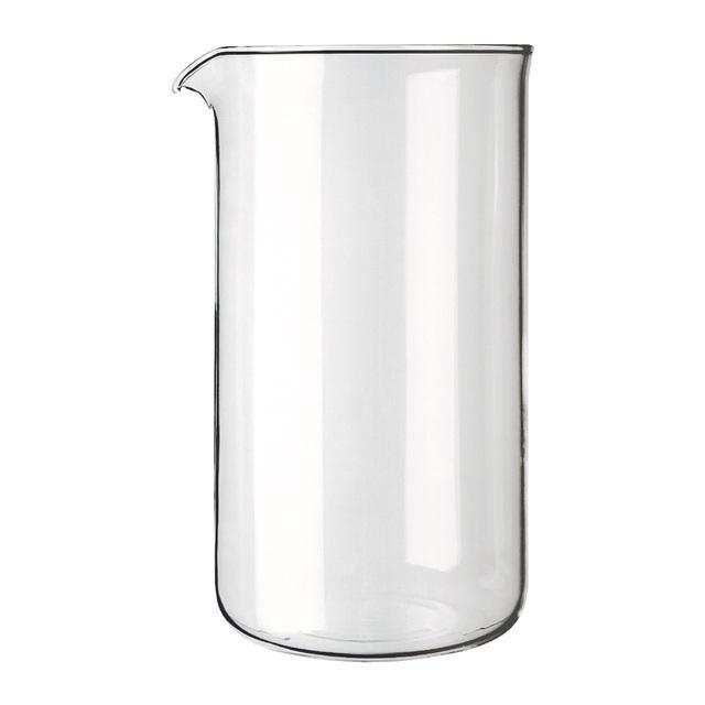 French Press Glass Beaker Replacement With Spout - 8 Cup