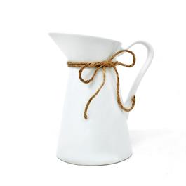 Porcelain Pitcher with Cord - Medium