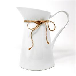 Porcelain Pitcher with Cord
