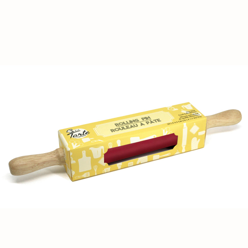Mini Silicone Rolling Pin - Red