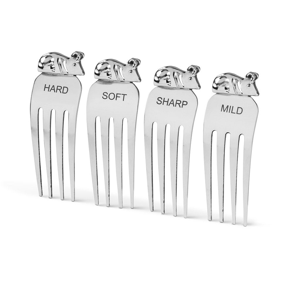 Cheese Markers with Mouse - Set of 4