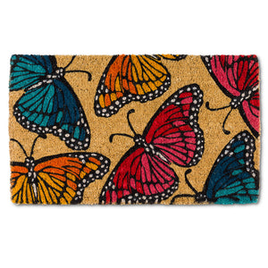 DoorMat - Multi Butterflies