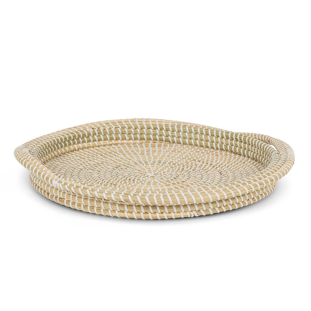 Round Tray - With Handles