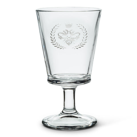 Bee Crest Goblet -  - 6" High