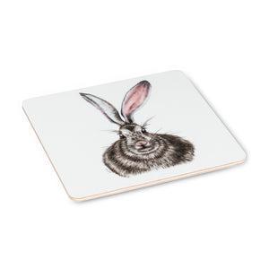 Wood Coaster - Henrietta Hare