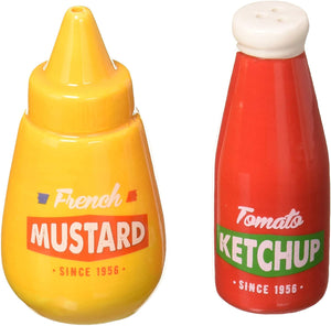 Salt & Pepper Shaker - Ketchup & Mustard