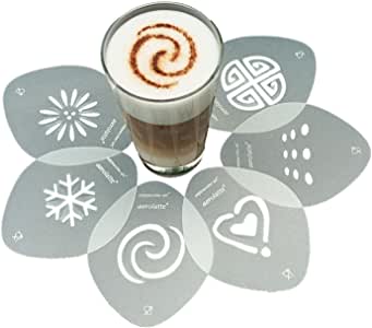 Cappuccino Art Stencil - Set of 6