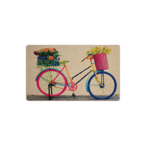 Door Mat - Multicolour Bicycle