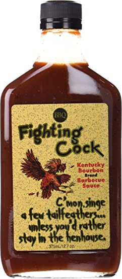 BBQ Sauce - Fighting Cock Kentucky Bourbon - 375ml