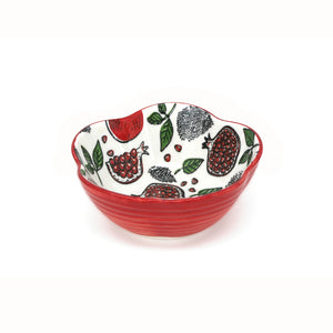 Nibble Bowl - Pomegranate Red