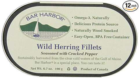 Wild Herring Fillets with Black Pepper