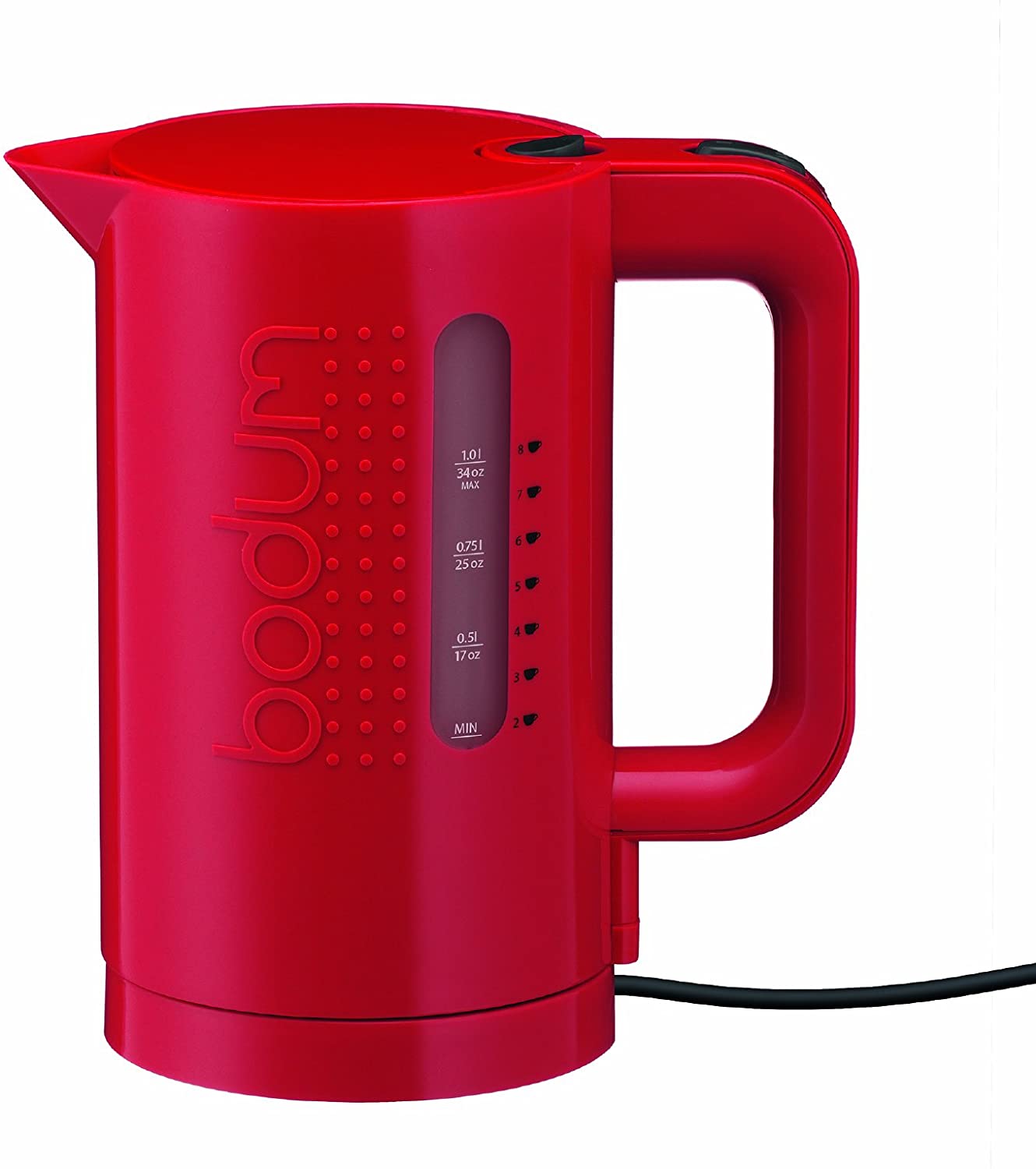 Bistro Red Electric Kettle