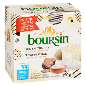 Boursin - Truffle Salt & Hint of Pepper - 150 Gram