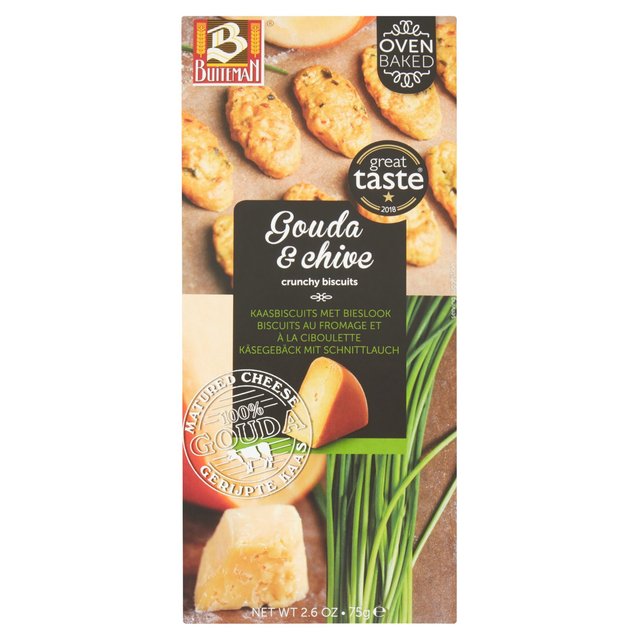 Gouda & Chive Crunchy Biscuits
