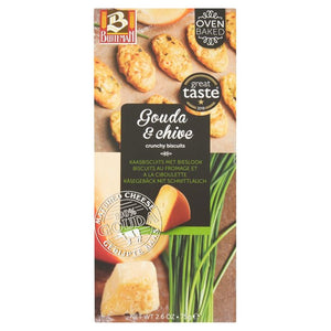 Gouda & Chive Crunchy Biscuits