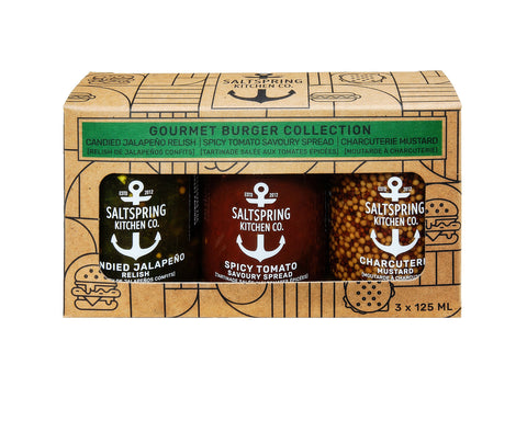 SaltSpring Kitchen - Gourmet Burger Collection - Gift Pack - 3 X 125ML