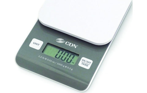 Pro-Accurate Digital Glass Scale - White