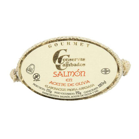 Cambados Salmon in Olive Oil 111g