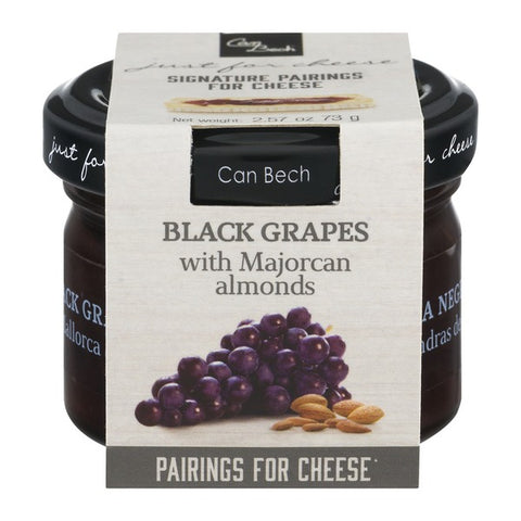Just For Cheese - Black Grapes with Almonds