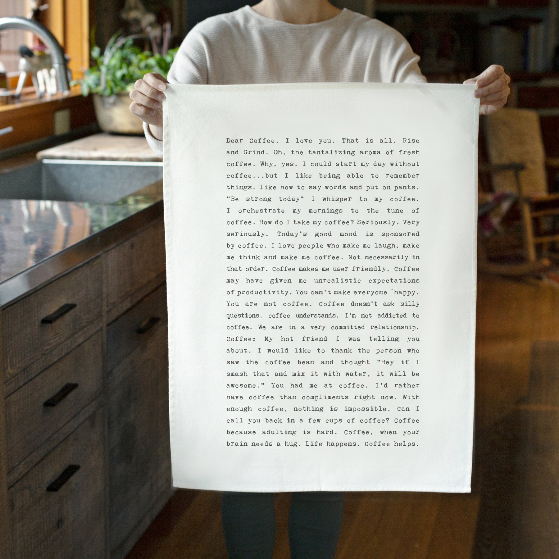 Tea Towel - Coffee