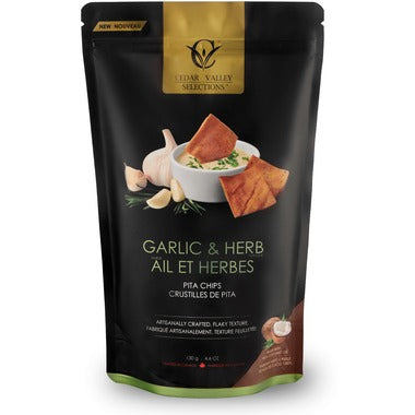 Pita Chips - Garlic & Herb