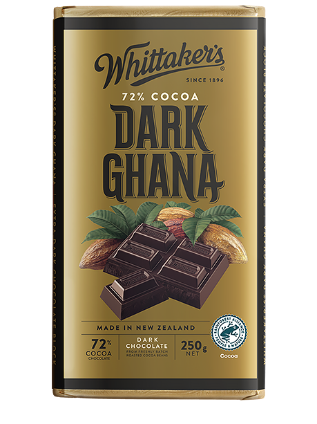 Dark Ghana 72% Chocolate Bar