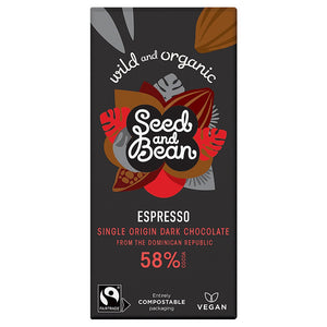 Seed and Bean - Chocolate Bar Espresso 58%  85g