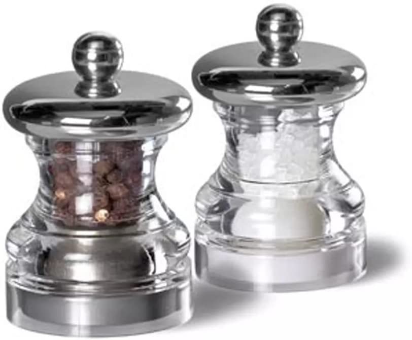 Cole & Mason - Salt/Pepper Grinder - Button Mini - Gift Set – 2.5”