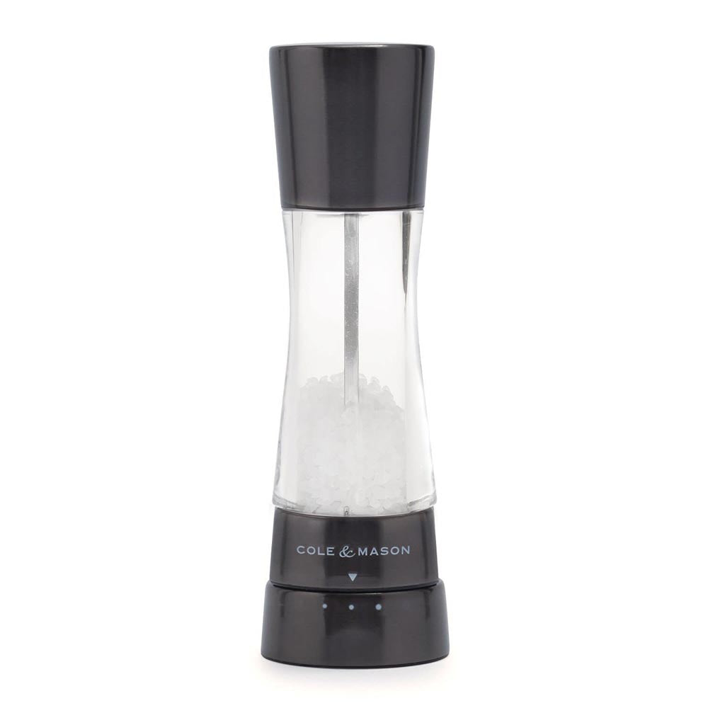 Cole & Mason - Salt Mill - Derwent - Gun Metal – 7.5"
